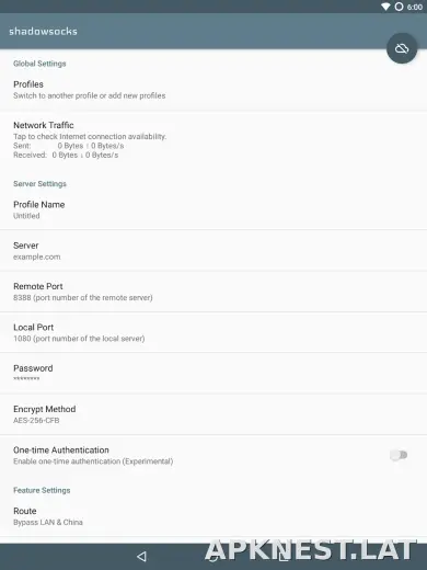 Shadowsocks скриншот 5